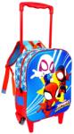 Spidey and His Amazing Friends Ghiozdan tip troller cu un compartiment, 3D Spidey and His Amazing Friends