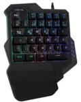 LOGILINK Megvilágított egykezes gamer billentyűzet (fekete) (LOGILINK_ID0181) (LOGILINK_ID0181)