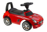 LEAN Toys Mercedes Benz Red - Gyerekek tolják végig az autót