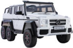 LEAN Toys Akkumulátoros autó Mercedes G63 6x4 24V Fehér