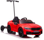 LEAN Toys Akkus autó BMW M5 emelvényes szülőnek, piros, lakkozott