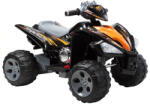 LEAN Toys Közepes quad fekete - elektromos hajtás járművön