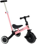LEAN Toys PRO50 tricikli tolókarral, rózsaszín