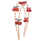  Rockahula Kids Csíkos cseresznye dupla hajpánt