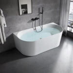 Rea Cada freestanding cu ventil alb Rea CAPRI SLIM 170 cm alb (REA-W4331)
