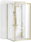 Rea Cabina de dus De colt Rapid Swing 90x80 cm auriu periat (KPL-02520)