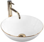 Rea Lavoar pentru blat Rea Stella alb auriu edge (REA-U7445)