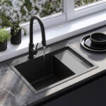 Rea Chiuveta inox Fin negru (ZLE-06014) Chiuveta