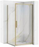 Rea Cabina dus REA Rapid Swing 90x90 cm auriu periat (KPL-02501)