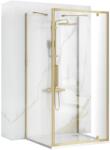 Rea Cabina de dus De colt Rapid Swing 90x100 cm auriu periat (KPL-02522)