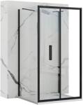 Rea Cabina de dus de perete Rapid Fold Negru 100x80cm, Rea (KPL-09916)