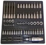 Hans Tools bitdugófej készlet 3/8" 67db-os tálcás (040301-0627)