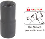 KING TONY dugókulcs sérült anyákhoz 1/2" 19mm (9TD403-19M)