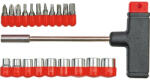  T-csavarhúzó szár bitekkel, 21 részes (65100)