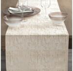 EUROFIRANY Alina jacquard asztali futó Bézs 40x140 cm
