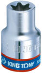 KING TONY torx dugófej 3/8", E18 (337518M)