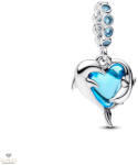 Pandora kék muranói üveg delfinek függő charm - 793924C01