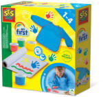 SES Creative My First - Set de vopsea pentru degete cu șorț (14449)