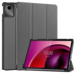 Gigapack Lenovo Tab M11 Bőr hatású flip tok, szürke (GP-155066) (GP-155066)
