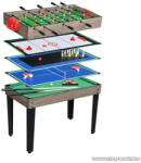  5 az 1-ben multifunkciós játék asztal (csocsó, léghoki, biliárd, bowling, ping-pong és asztali tenisz játékasztal)