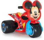 INJUSA Tricicleta Electrica pentru Copii INJUSA Licenta Disney Mickey Mouse 6V cu Pedala de Acceleratie 1-3 Ani Rosu-Albastru (INJ 12510)