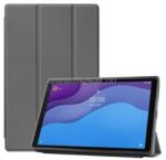 Gigapack Lenovo Tab M10 HD GIGAPACK Tok álló, bőr hatású aktív FLIP, asztali tartó, SÖTÉTSZÜRKE (GP-103983) (GP-103983)