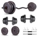 Progressive Set haltera si gantere reglabile PROGRESSIVE 25 KG (ECGZ25)