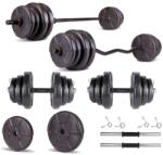 Progressive Set haltera si gantere reglabile PROGRESSIVE 28 KG (ECGZ28)