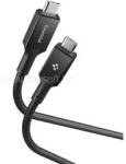 Spigen ESSENTIAL EB10010CC adatkábel Type-C - Type-C, 100cm, FEKETE (ACA09459) (ACA09459)
