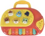 Fivestar Toys Музикално пиано YaLi Toys - С животни, червено (111486)