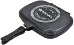 ZOKURA Tigaie Dubla Zokura Z1079 Antiaderenta Aluminiu 32x26CM Negru (Z1079)