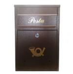  postaláda bronz álló 2 bedob. 37x27x8