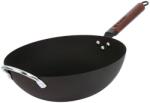 ZOKURA Tigaie Wok Zokura Z1449 Otel Carbon Diametru 32CM Negru (Z1449)