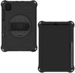 Gigapack samsung tab s6 lite 10.4 lte defender szilikon telefonvédő ütésállóság, méhsejt + kézpánt, fekete (GP-101529)