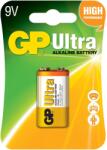 GP Batteries GP 9V Ultra Alkáli Elem, 1db (GPPVA9VAU010)