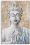 Mauro Ferretti Dekoratív többszínű fenyő és vászon festmény, 80x3x120 cm, Buddha Mauro Ferretti (032358000B)