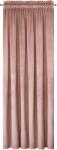 Eurofirany Dekoratív függöny szalaggal, Melanie, 140x270 cm, Sötét rózsaszín (373424)
