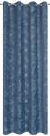 Eurofirany Livia áttört pálmalevél mintás bársony függöny Sötétkék 140x250 cm (HS385837)