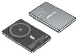 Awei pa-30 vésztöltő type-c aljzat, 5000mah, 15w, wireless, magsafe, pd gyorstöltő 3.0, sötétszürke (PA-30)