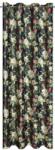 Eurofirany Alea bársony sötétítő függöny Fekete/zöld 140x250 cm (HS389851)