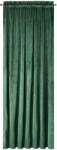 Eurofirany MELANIE Dekoratív függöny ráncolószalaggal, 140x270 cm, zöld (373428)