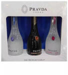 PRAVDA Sampler Pack vodka 3x0, 2l Luxury, Espresso, Raspberry DRS DD