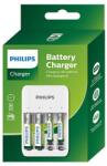 Philips Incarcator USB Philips pentru acumulatori 2 x AAA 700 mAh + 2 x AA 1300 mAh (Alb) (PH-SCB4013NB)