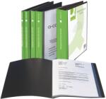 Q-CONNECT Dosar de prezentare personalizabil, cu 60 folii, A4, coperta rigida, Q-Connect - negru (KF01269) - vexio