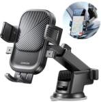 JOYROOM JR-OK6 autós tartó, műszerfalra szerelhető, 360°-ban elforgatható, 4, 7-6, 8 hüvelykes telefonokhoz, fekete