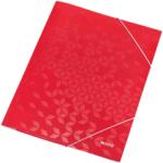 Leitz Mapa cu elastic LEITZ WOW, carton laminat, FSC, A4, 250 coli, rosu (L-39820026) - vexio
