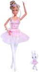 Simba Toys Papusa Simba Steffi Love Dancing Ballerinas 29 cm cu figurina (S105733603) - roua Papusa