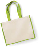 Westford Mill Bevásárló táska Westford Mill Printers' Jute Classic Shopper - Egy méret, Almazöld