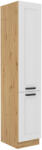 Tempo Magas Szekrény, Fehér/Artisan Tölgy, Lula 40 DK-210 2F