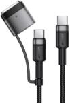 ACEFAST Cablu de Incarcare Type-C la Type-C la Type-C, Adaptor MagSafe 3, 240W, 48V/5A, 1.2m, Fast Charge - (C22-05) - Black (KF2354263) - vexio